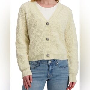 Western Cowboy Core NFR Style Lucky Brand Cream Cardigan Rodeo Chic Americana